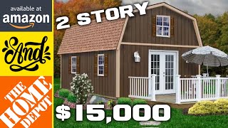 Prefab Tiny Home for 15K on Amazon amp Home Depot  TwoStory Affordable Living [upl. by Delbert]