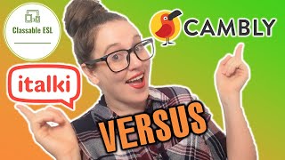 italki vs Cambly a teacher’s perspective – ALL the details [upl. by Chicky]