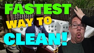 How to Clean a Hot Tub After Draining Step by Step [upl. by Kyred226]