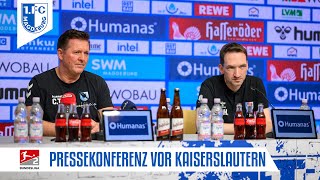 „Der Gegner wird alles investieren“  PK vor dem Auswärtsspiel beim 1 FC Kaiserslautern [upl. by Marje58]