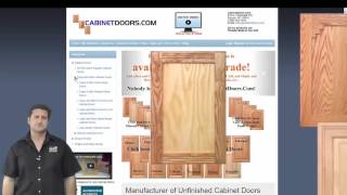 Cabinet Refacing With Replacement Cabinet Doors  CabinetDoorsCom [upl. by Azne320]