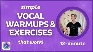 Simple Vocal Warmups and Exercises for Singers  Improve your singing voice with these exercises [upl. by Atteloj93]