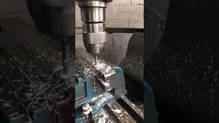 PRECISION DRILLING ON A MANUAL MILLING MACHINE DRILLING MANIFOLD PART  WORKSHOP JOB [upl. by Bernarr]