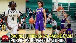 Private vs Public School Matchup Racine Lutheran Goes At Racine Case [upl. by Sophie482]