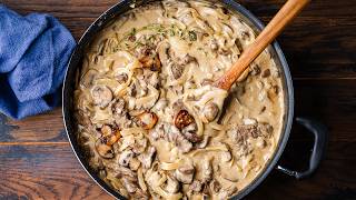 Beef Stroganoff  The Most Comforting Cold Weather Dish [upl. by Loydie]