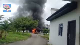 WATCH AS IKWERRE ELEME LGA SECRETARIATS IN RIVERS STATE SET ABLAZE [upl. by Odlavso]