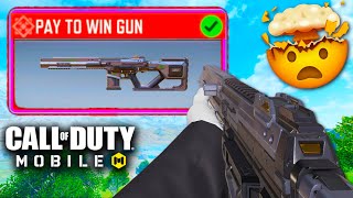 THIS PAY TO WIN GUN is ACTUALLY OVERPOWERED 🤯 COD MOBILE [upl. by Notgnirra]