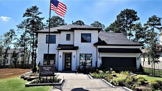 Toll Brothers  The Lansing Transitional Model Home Tour  Teaswood  Conroe TX [upl. by Nynahs]