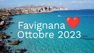 Favignana  OTTOBRE 2023 [upl. by Liahcim65]