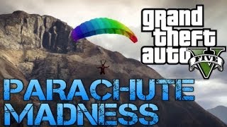 Grand Theft Auto V  PARACHUTE MADNESS  PS3 HD Gameplay [upl. by Holle479]