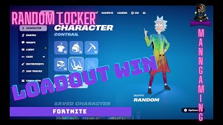 Fortnite  Random Locker Loadout Win [upl. by Ecilahc]