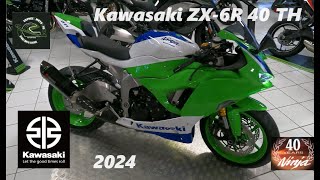 KAWASAKI ZX6R 40TH 2024 [upl. by Chip]