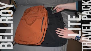 Bellroy Lite Travel Pack 30L vs 38L  Hands on [upl. by Matlick]