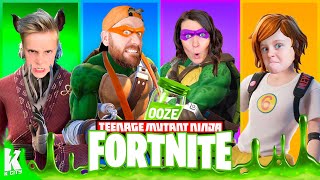 Ninja Turtles Cowabunga Quests Family Squads in Fortnite [upl. by Oremodlab]