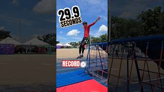 100 meters obstacle course in 29 seconds obstaclecourse shortvideo lapistadelinfante shorts [upl. by Adnohsek]