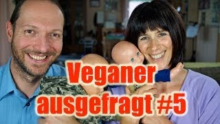 Veganer ausgefragt 5  Kinder Hippies Schule Kindergarten VEGAN [upl. by Aekan155]