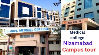 Campus tourGovernment Medical College Nizamabad🤩lecture hall library basketball court [upl. by Elliott782]