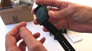 Suunto Core Alpha Stealth Watch  Unboxing bought on Amazon [upl. by Atsirc314]