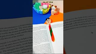 Wooden spoon craft ideasCute Bookmark Making IdeaBookmark Tutorialallartideas artandcraft art [upl. by Asiral]