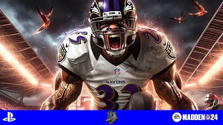 Ravens TAKE ON Buccaneers in MADDEN 24 PS4 SHOWDOWN  GAMEPLAY [upl. by Coonan914]