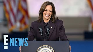 Kamala Harris Breaks Silence After Donald Trump Is Elected President  E News [upl. by Laamak]