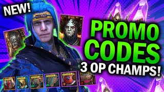 BEST Promocodes for 3 OP CHAMPS  2x EPICS and NINJA Start July 2024  Raid Shadow Legends Guide [upl. by Chester]