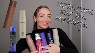 5 ULTRA DARK Self Tanners I LOVE and RECOMMEND [upl. by Amato]