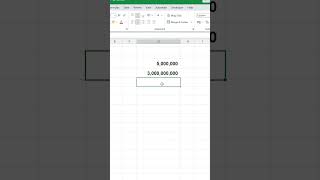 كتابة الارقام الكبيرة في الاكسيل Excel [upl. by Nednyl353]