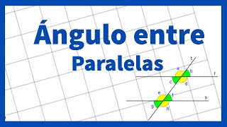 Ángulos entre rectas PARALELAS cortadas por transversales [upl. by Ytteb]