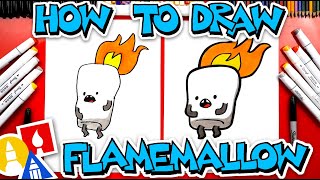 How To Draw Flamemallow From YouTube Kids App [upl. by Orran]