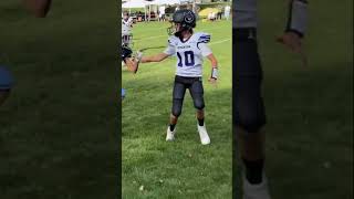 Play action pass for TD🔥🏈footballshorts footballhighlights touchdown youthfootball [upl. by Repmek48]