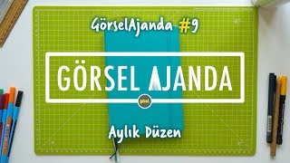 Bullet Journal 9 Zihin Haritası ile Aylık Düzen GörselAjanda [upl. by Auhsaj]