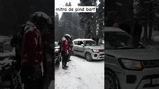 Mitra de pind bhi barf yt winter snowfall india canada kashmir himachal nature viralshort [upl. by Selden93]