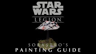 Star Wars Legion Painting Guide Ep8 T47 Airspeeder [upl. by Dlopoel817]