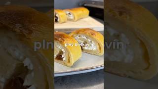 Tvarohový závin 😋👨‍🍳 recept food recipe bakery [upl. by Smaoht]