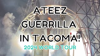 2024 ATEEZ 에이티즈 WORLD TOUR TOWARDS THE LIGHT  WILL TO POWER IN TACOMA 71424 GUERRILLA [upl. by Modern833]