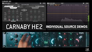 Carnaby HE2  Sound Demos  Individual Sources [upl. by Tteragram]