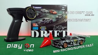 Mini Rc Drift Car  Ford Mustang 143 [upl. by Etteoj189]