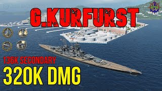 GKURFURST ✅Captain Skills 2022❗❗German Battleships build  World of Warships [upl. by Nevak494]