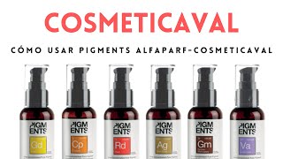 CÓMO USAR PIGMENTS ALFAPARFCOSMETICAVAL [upl. by Skylar512]