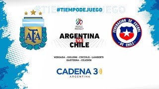 🔴 EN VIVO  ARGENTINA vs CHILE  Eliminatorias  Fecha 7  Cadena 3 Argentina [upl. by Norraf]