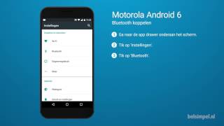 Tips amp Tricks  Motorola smartphone Bluetooth koppelen Android 6 [upl. by Daus]