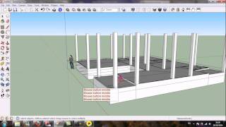 เขียนแบบบ้านด้วย Sketchup 8 ตอนที่ 1 [upl. by Salahi]