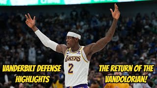 The Return of the Vandolorian Jarred Vanderbilt Hustle amp Defense  4 straight wins with the Lakers [upl. by Agem]