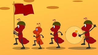 The ants go marching one by one song  Ants at war [upl. by Harak392]