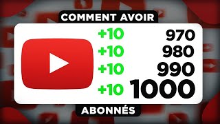 Comment Avoir 1000 Abonnés sur YouTube  La Méthode qui a fait Décoller ma Chaine [upl. by Yrok]