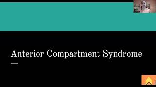 Anterior Compartment Syndrome  NPTE Prep [upl. by Tabshey]