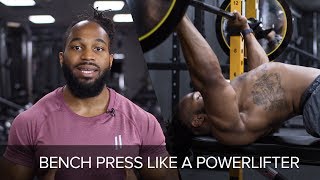 How to Bench Press Like A Powerlifter  Powertec [upl. by Cavit223]