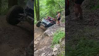 Pro R coming up trail 30 at Windrock offroad polaris utv outdoors fun 4x4 windrock rzr [upl. by Goles606]