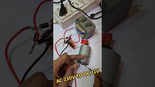 230v Ac to 12v Dc Power Supply electrical electric [upl. by Hokanson]